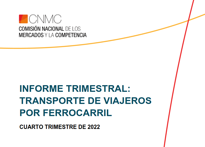 CNMC: Informes trimestrales de transporte ferroviario